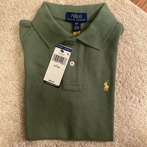 kids size S(8) short sleeve Ralph Lauren polo with tags!